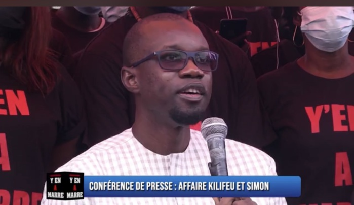 Ousmane Sonko à Y’en à marre : « Nous mènerons ce combat ensemble… »