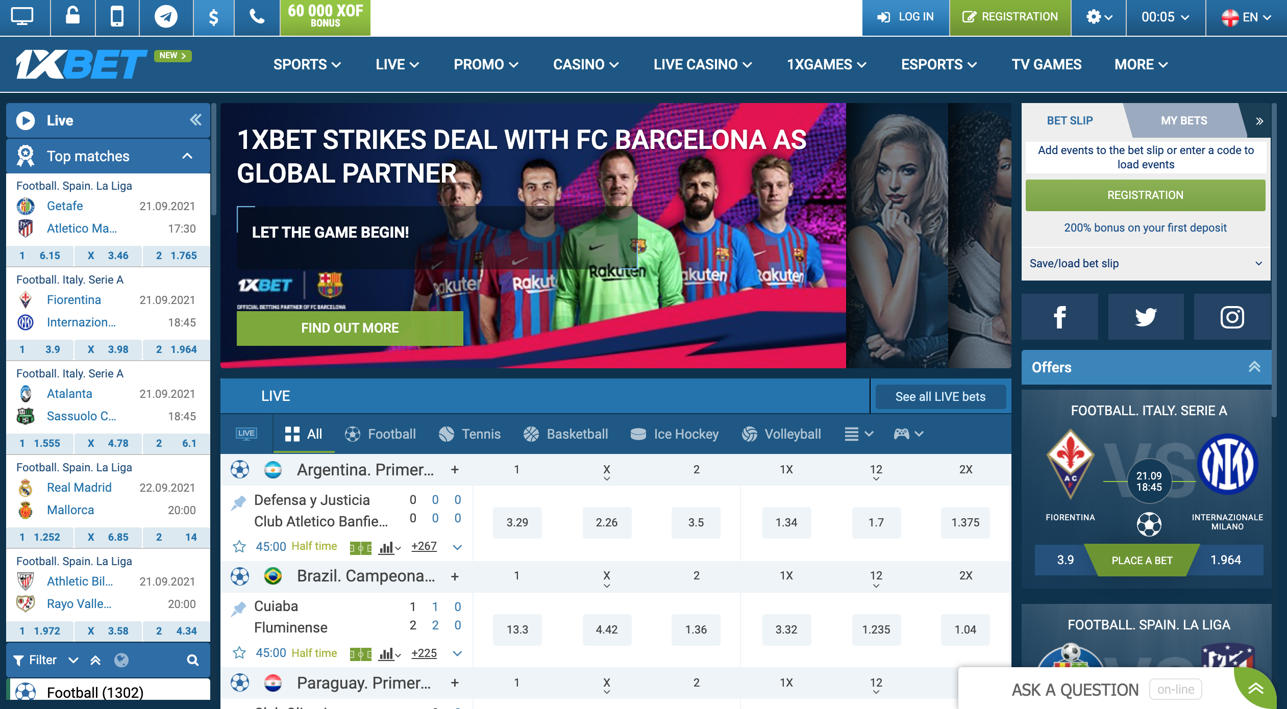 Le site web et 1xBet application: y a-t-il des différences?