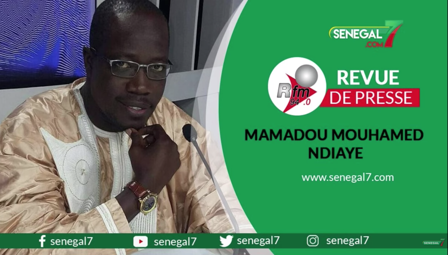 Revue de presse (wolof) Rfm du Mardi 21 septembre 2021 avec Mamadou Mouhamed Ndiaye