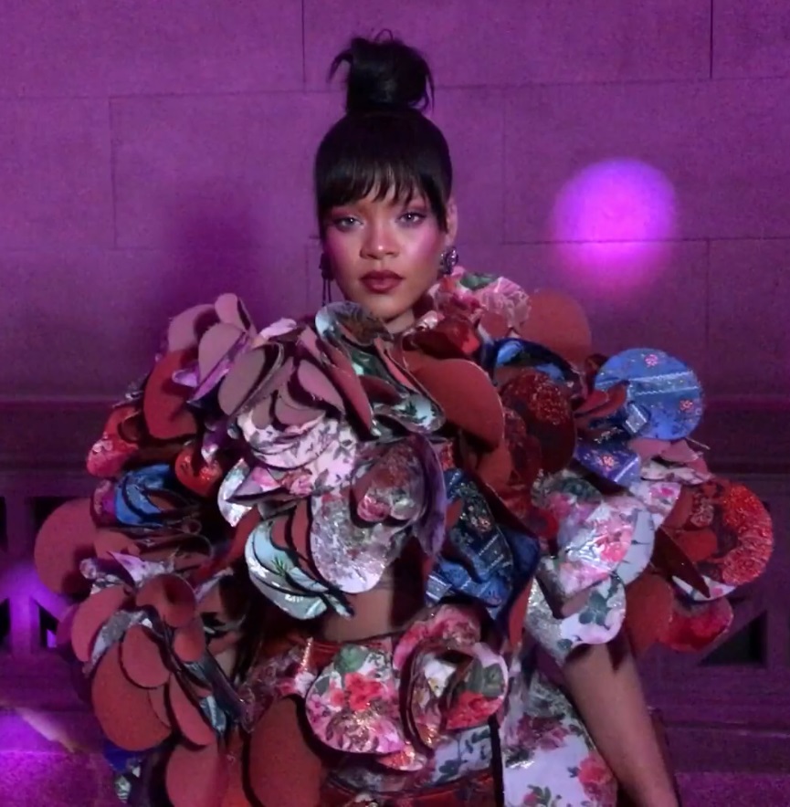 Rihanna au Met Gala de 2017.