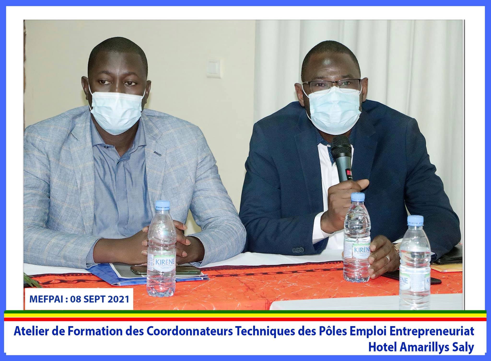 Ouverture ce matin à Saly de l’atelier de formation des coordonnateurs techniques des pôles Emploi-Entrepreneuriat.