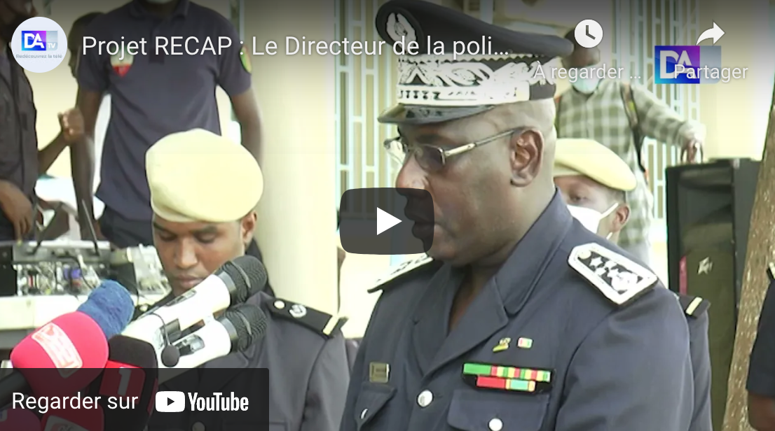 Projet RECAP : Le Directeur de la police liste les réalisations et donations enregistrées dans le cadre de la coopération sénégalo-allemande