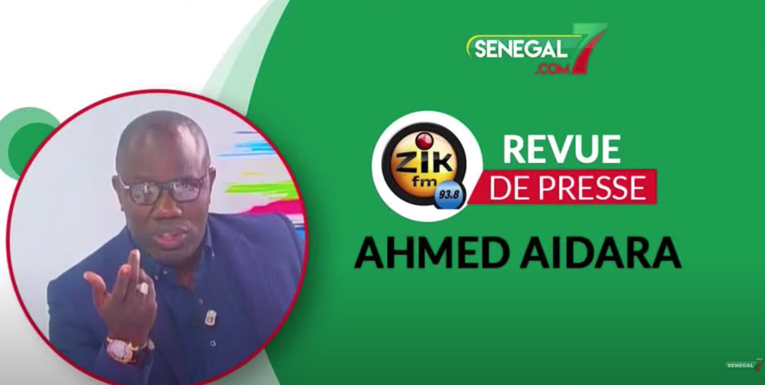 Revue de Presse (Wolof) de Zik fm du jeudi 28 Octobre 2021 avec Ahmed Aidara