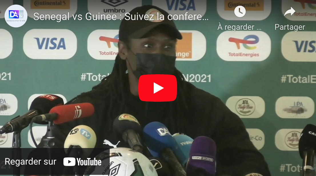 Senegal vs Guinee : Suivez la conference de presse d'avant-match d'Aliou Cisse..
