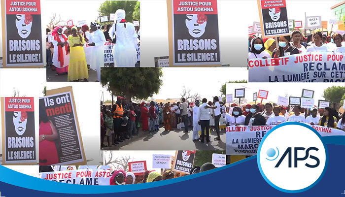 LOUGA : UNE GRANDE MOBILISATION POUR RÉCLAMER JUSTICE POUR ASTOU SOKHNA