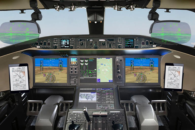 Voici le jet Global 8000 de Bombardier, l'avion le plus rapide depuis le Concorde qui comprend un grand dressing, une cuisine, un coin