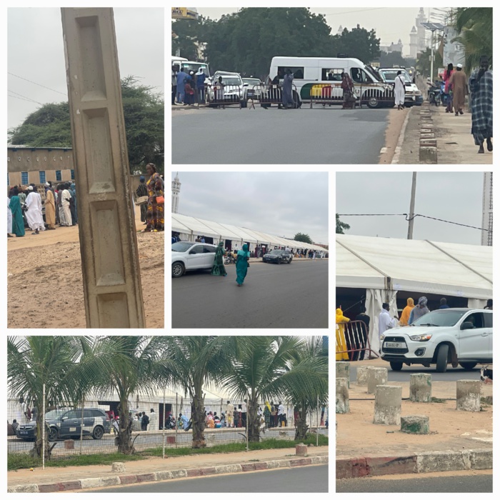 VOTE À TOUBA - Impresionnant dispositif sécuritaire installé… Le tronçon Touba-Mbacké fermé dans un sens et présence massive des personnes du 3ème âge