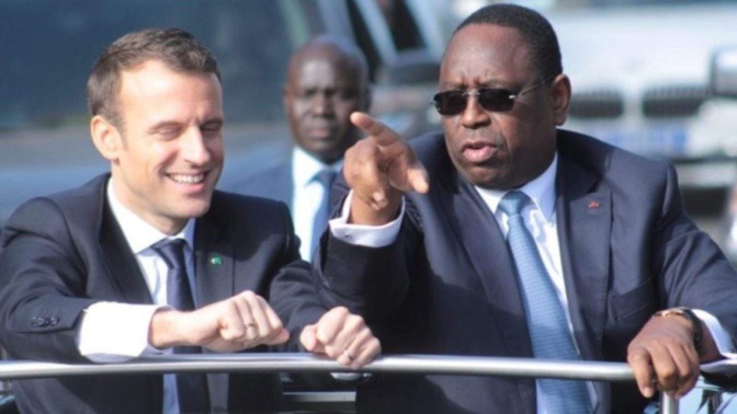 Le tweet de félicitations de Macron à Macky Sall