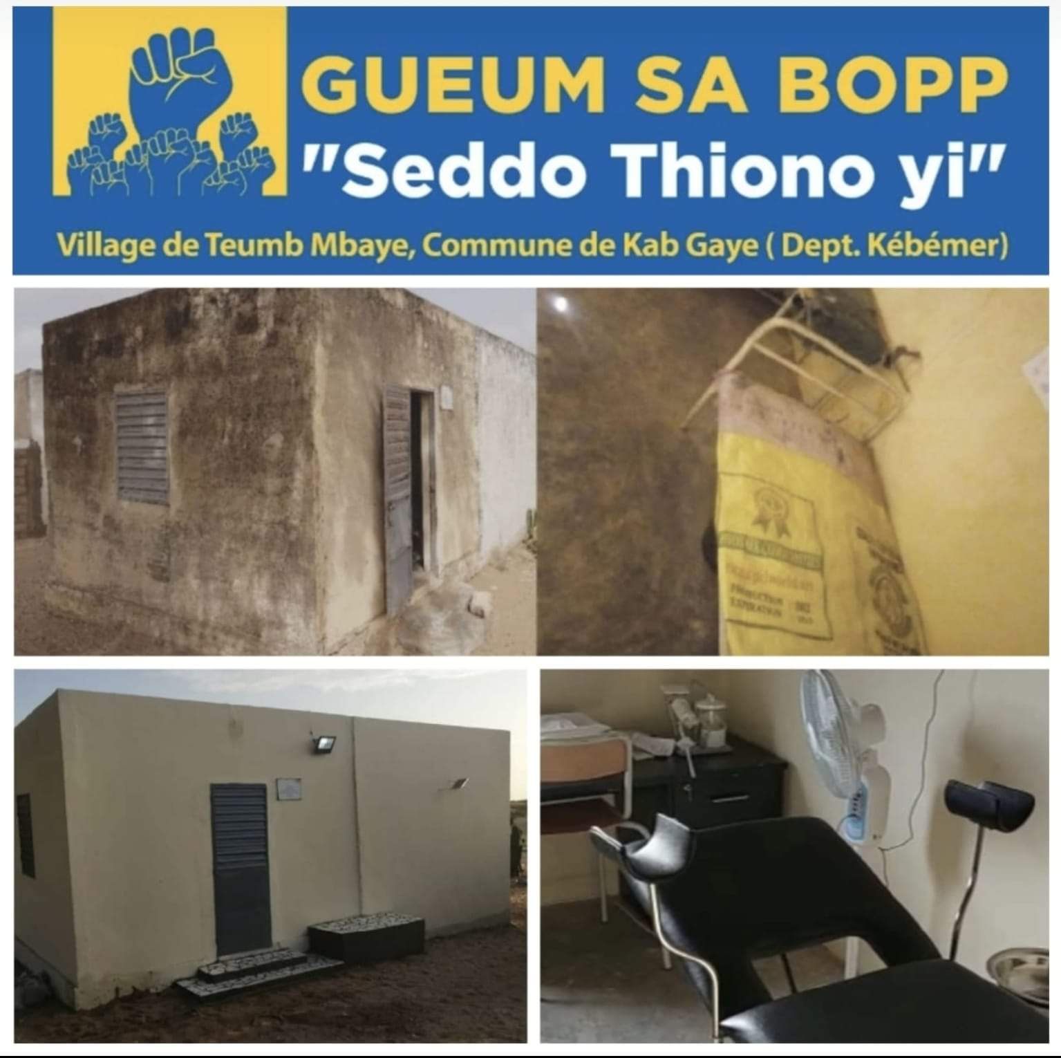 PROGRAMME "SEDDO THIONO YI"- Le mot du Président Bougane Guèye Dani après avoir soulagé le village de "Teumb Mbaye"