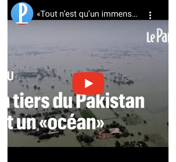 Tout n’est qu’un immense océan» : un tiers du Pakistan est sous les eaux