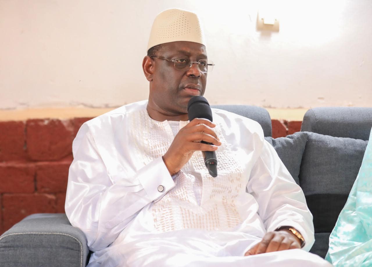 Le Président Macky SALL a présenté  ses condoléances et celles de la Nation à la Famille de feu Haj Moustapha Guèye