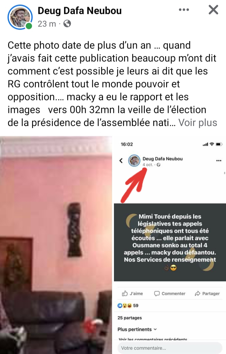  Aminata Touré dite Mimi démasquée- Révélations sur ses relations avec l'opposant Ousmane Sonko datant de plus d'un...an !