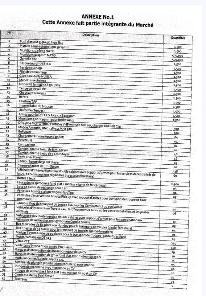 Documents :Voici l'intégralité du contrat d’armement entre l’Etat du Senegal et " Petit Boube "