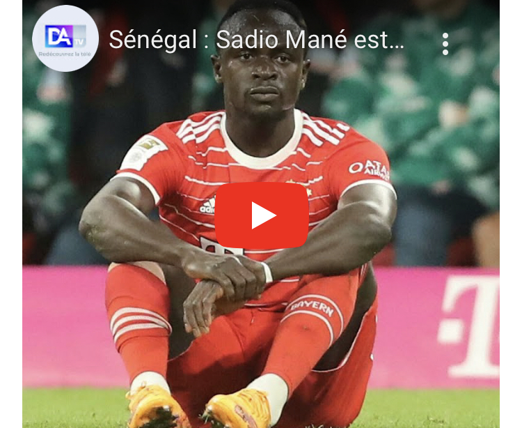 Sénégal : Sadio Mané est officiellement forfait pour la Coupe du monde 2022 !