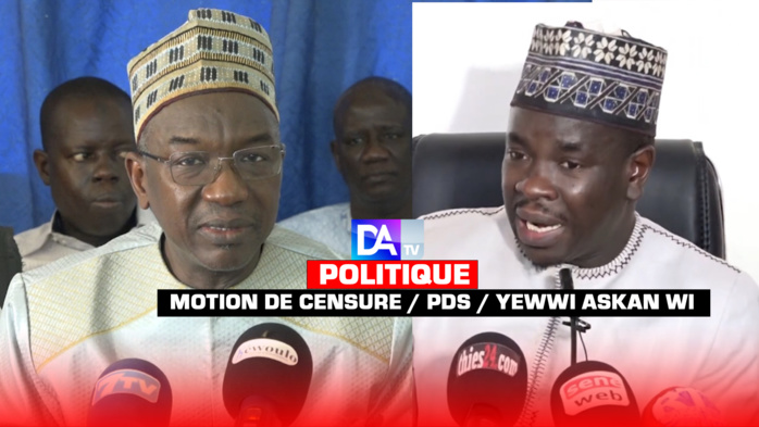 Le PDS se démarque de la motion de censure introduite par les députés de Yewwi Askan Wi