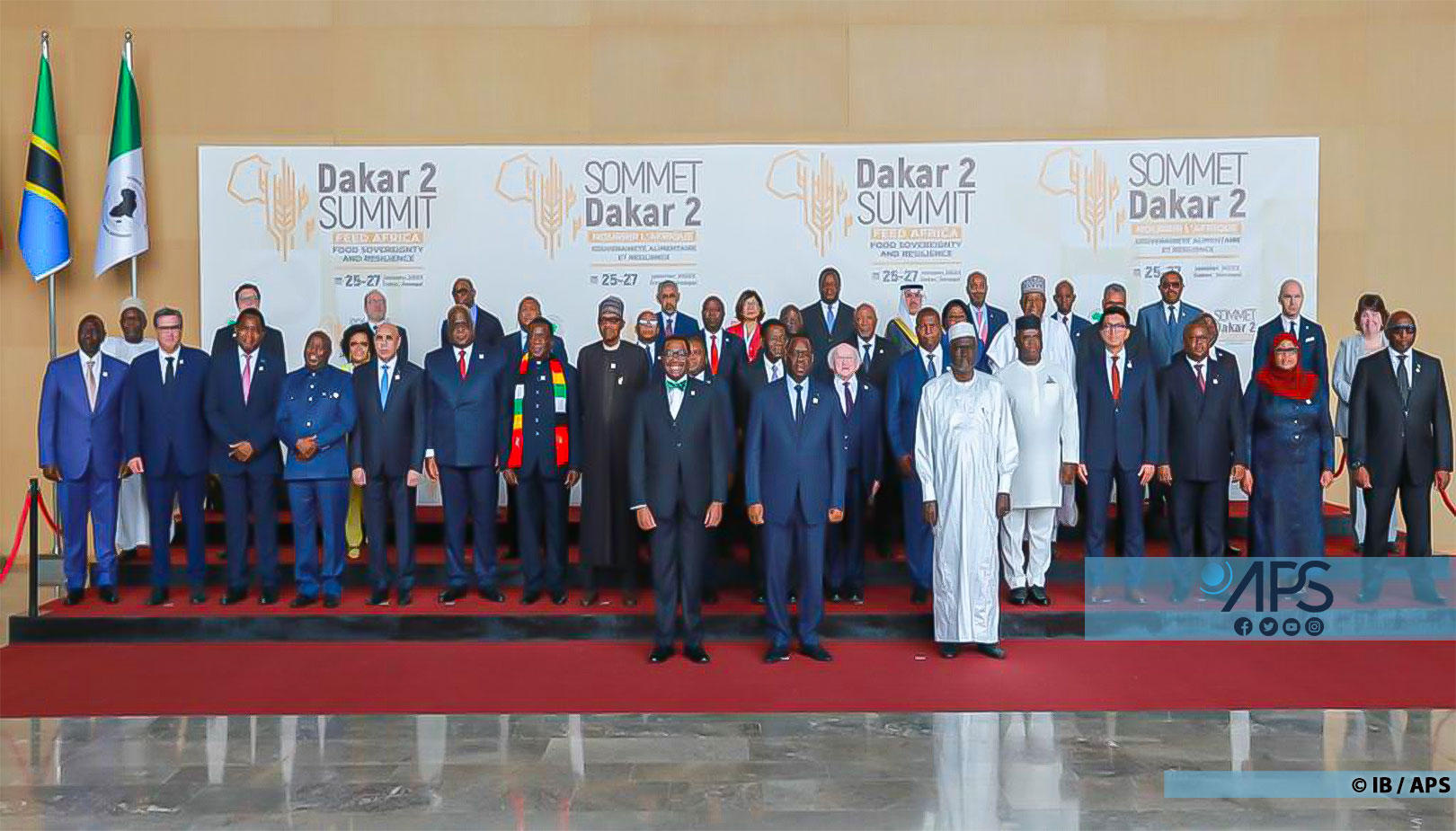 Ouverture du Sommet de Dakar sur l’agriculture et l’agro-alimentaire en présence de plusieurs chefs d'Etat
