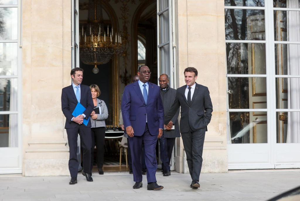 Le Pr Macky Sall reçu  par Macron...Les dessous de l'audience...