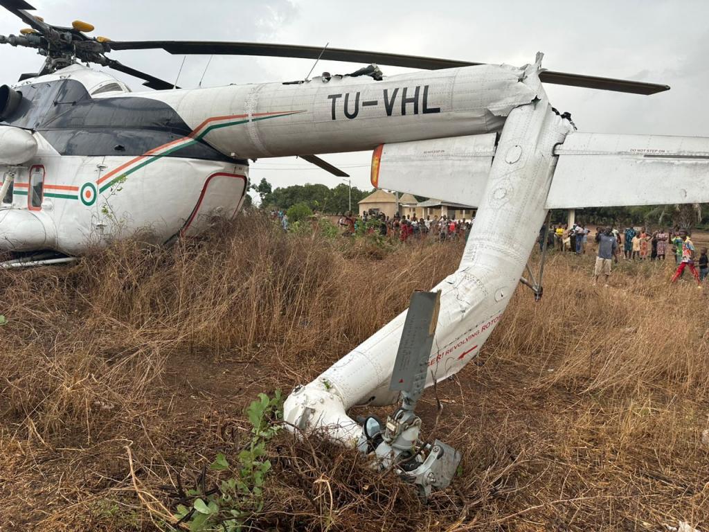 Côte d’Ivoire : atterrissage d'urgence d’un hélico qui transportait le président de l’Assemblée et des ministres