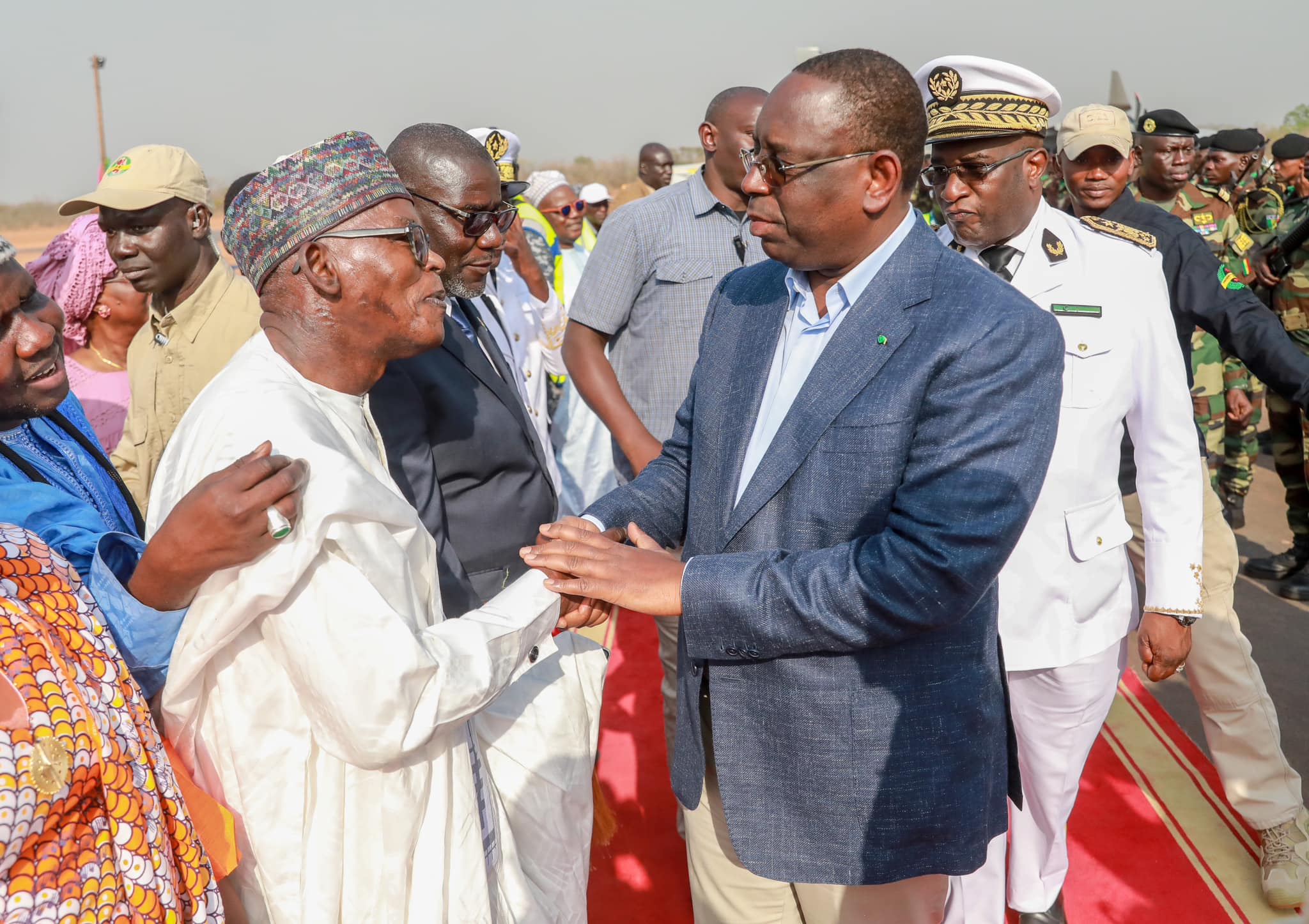 SEDHIOU- Bel accueil au Président Macky Sall  (IMAGES)