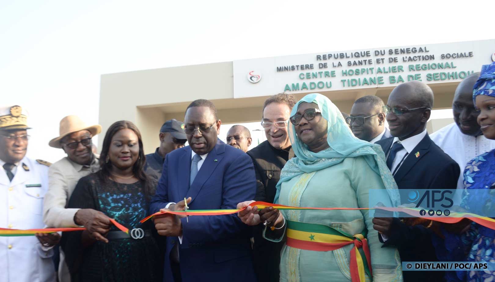 L'hôpital Amadou Tidiane Ba de Sédhiou officiellement inauguré par le chef de l'Etat