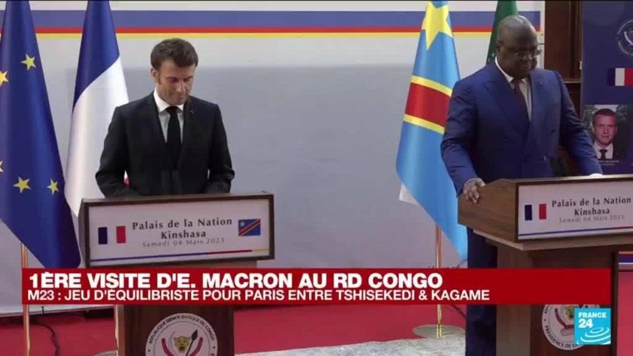 La RD Congo ne doit "pas être un butin de guerre", affirme Emmanuel Macron