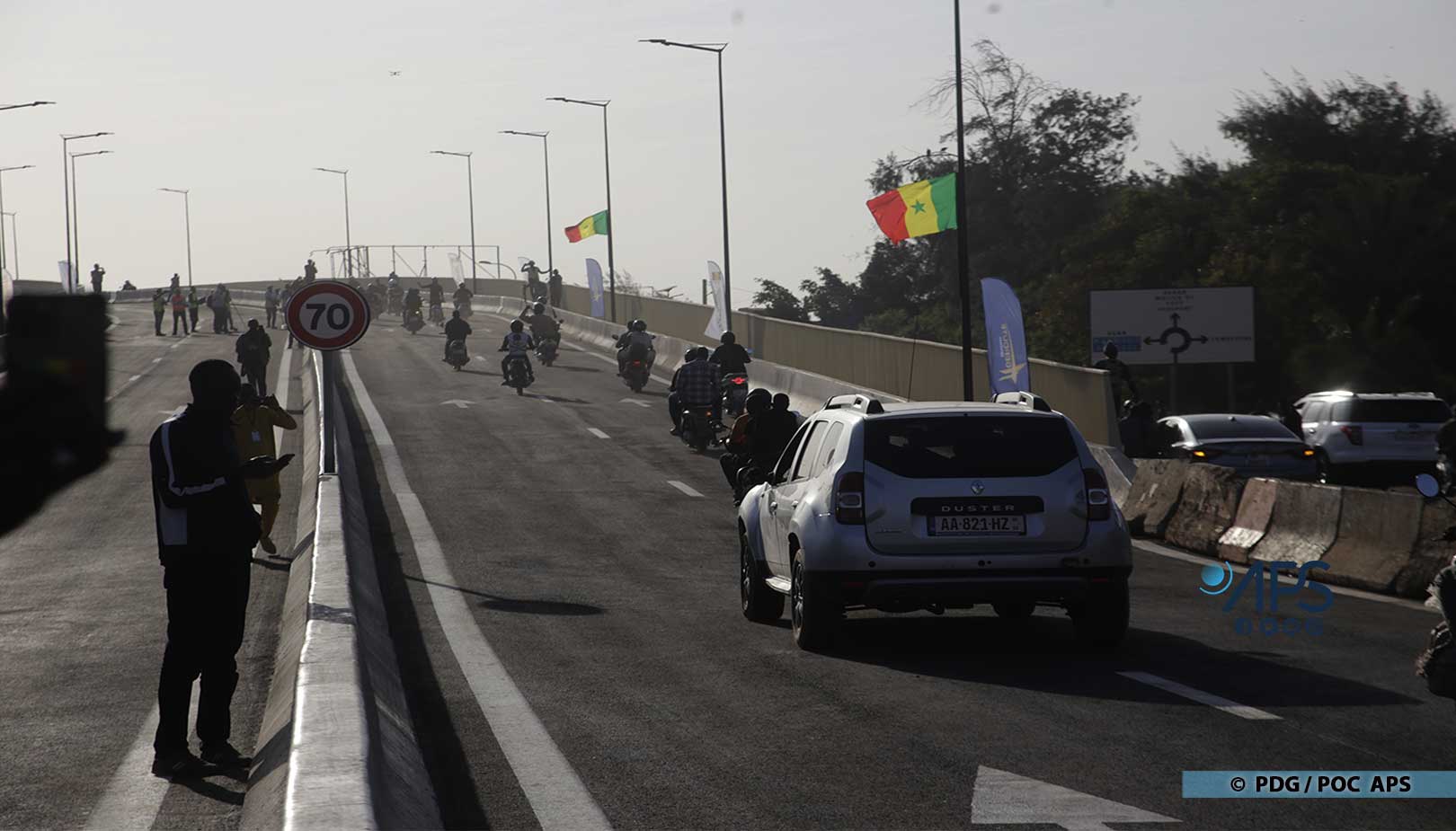 Des usagers de la route magnifient la mise en service de l’autopont de Cambérène