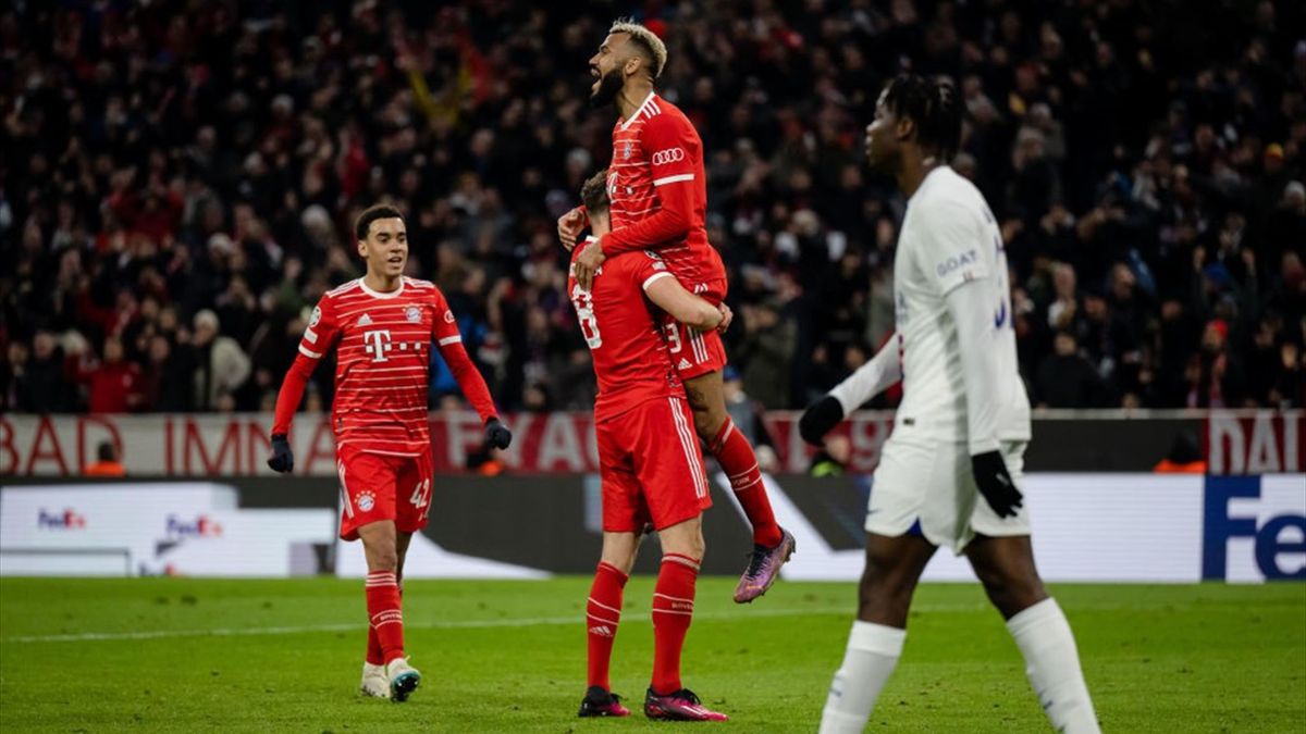 LE PSG ENCORE BATTU PAR LE BAYERN MUNICH (2-0) ET ÉLIMINÉ EN 8ES DE FINALE