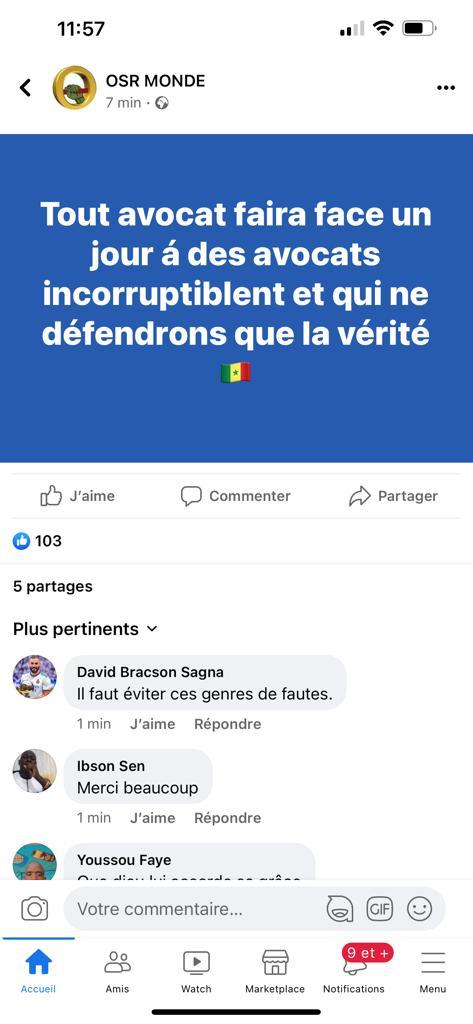 Décès de Me Ousmane Sèye- Des partisans de Sonko s'illustrent tristement en... déversant leur bile sur l'avocat disparu (AUDIOS)