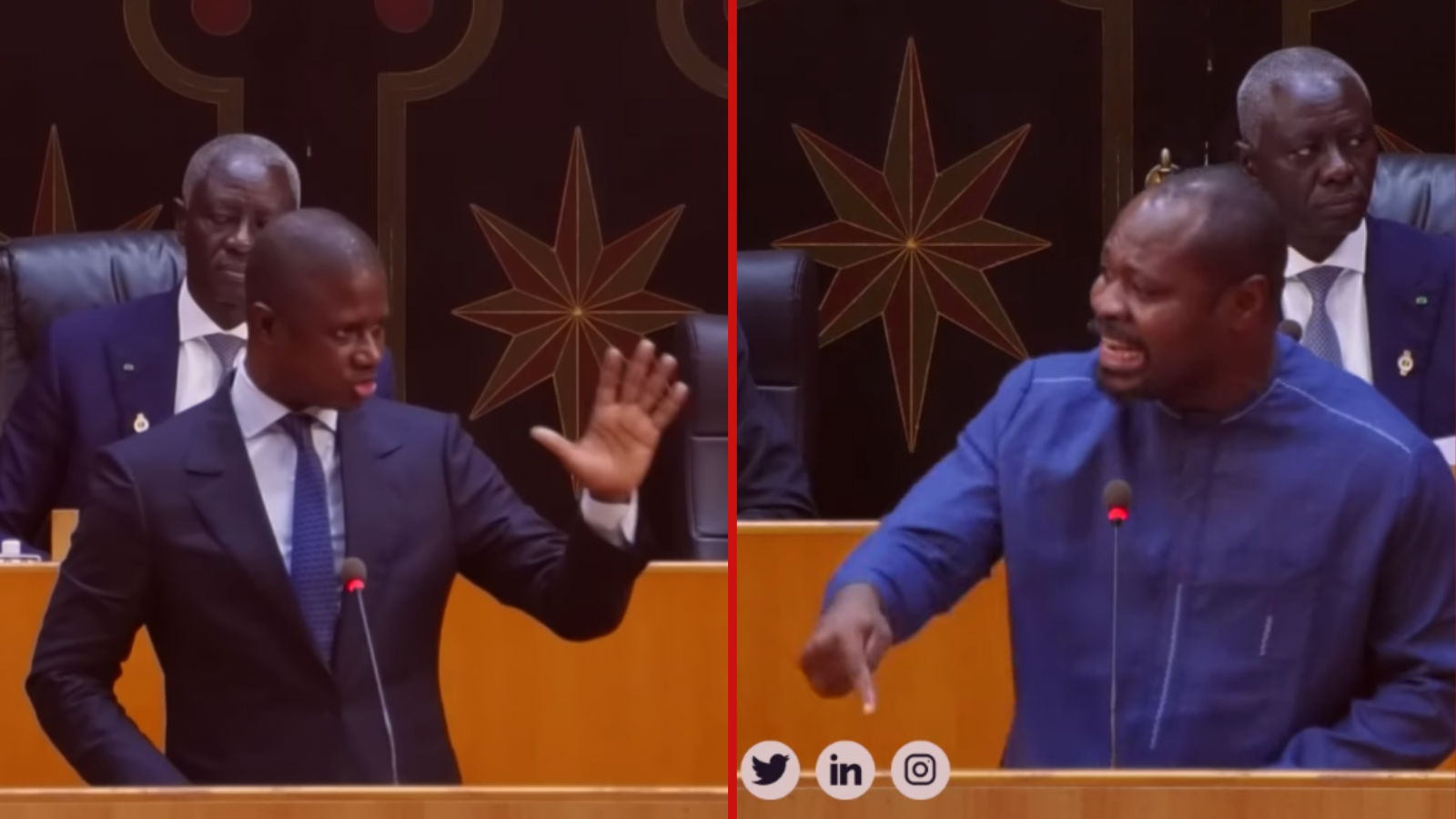 Assemblée : L'échange électrique entre Guy Marius et Antoine Diome (Vidéos)