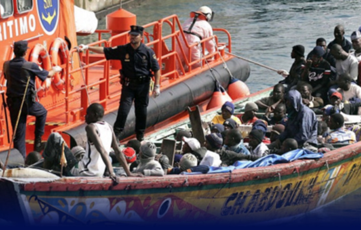 Espagne: Un autre convoi arraisonné avec un total de 280 migrants clandestins sortis du Sénégal