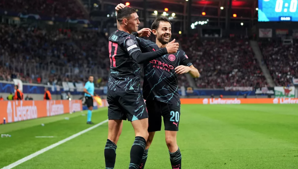 LIGUE DES CHAMPIONS : MANCHESTER CITY S'IMPOSE À LEIPZIG (1-2) ET PREND SEUL LA TÊTE DU GROUPE G