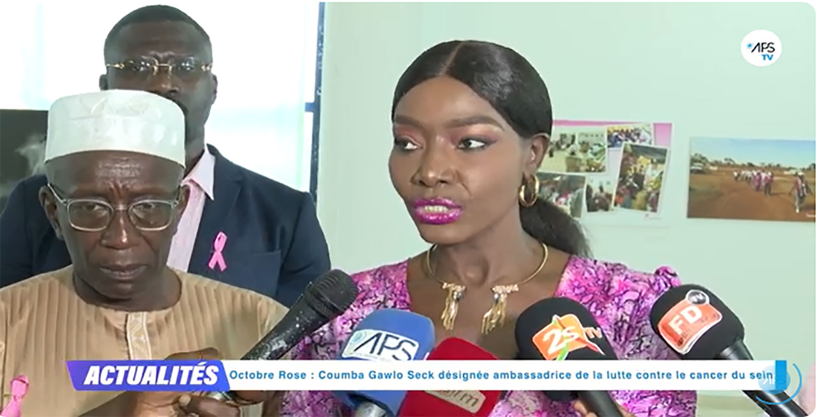 Coumba Gawlo Seck, nouvelle ambassadrice de la lutte contre le cancer