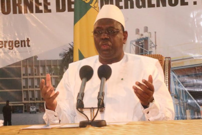 ​Macky Sall:   " Que l'on n'arrête d'entretenir ce faux débat de démission, il n'est pas question que je démissionne, démissionner pour aller où (...)"