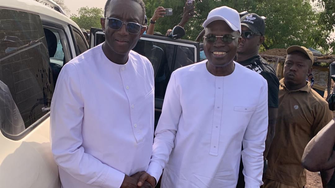 Campagne civilisée – Echange d’amabilités entre Amadou Ba et Khalifa Sall à Vélingara
