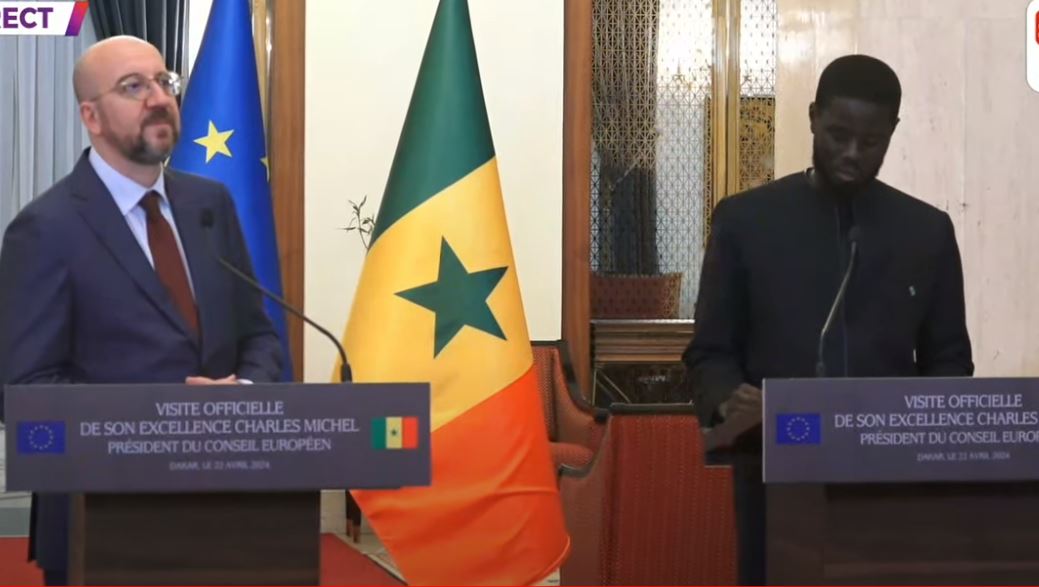 Visite au Sénégal du Président du Conseil Européen Charles Michel- Voici l'intégralité de la déclaration  du Président de la République Bassirou Diomaye Faye !
