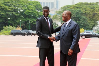 Diplomatie: visite du travail du président de la République du Sénégal Bassirou Diomaye Faye en Côte d'Ivoire