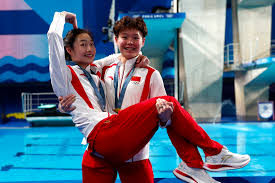 La Chine décroche sa première médaille d'or à Paris et vise le triomphe en plongeon