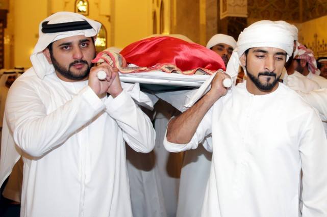 Levée du corps du fils aîné de l’émir de Dubaï