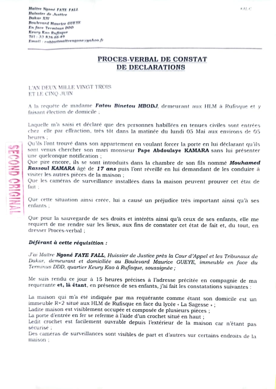 Suite et pas fin de cette prise de bec entre Macky, sa dame et une militante de Pastef- Pourquoi Aïcha Camara garde  une dent contre l'ex président de la République