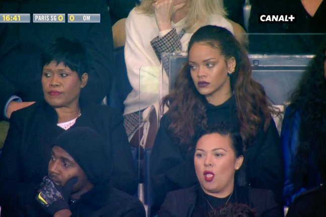 PSG-OM: Rihanna au Parc des Princes