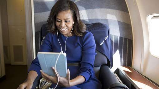 Michelle Obama se met aussi à Spotify