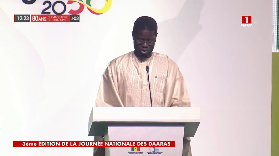 LE PRÉSIDENT BASSIROU DIOMAYE FAYE ANNONCE LES PREMIÈRES ASSISES NATIONALES DES DAARAS LE PRÉSIDENT BASSIROU DIOMAYE FAYE ANNONCE LES PREMIÈRES ASSISES NATIONALES DES DAARAS