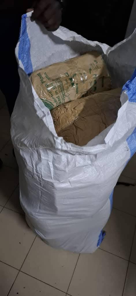 URGENT-Saisie de  97,5 kgs de  chanvre indien par la police 