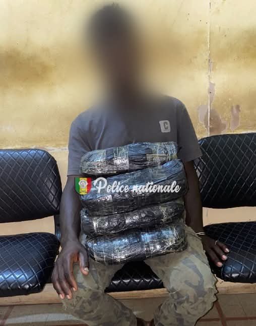 Kaolack-  Un individu arrêté avec 11kg de chanvre indien