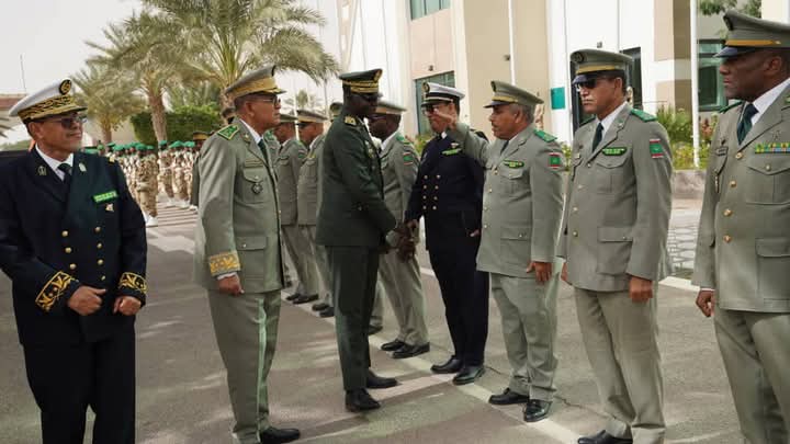 LE GENERAL (2S) BIRAME DIOP, MINISTRE DES FORCES ARMÉES ET LE CEMGA EN VISITE EN REPUBLIQUE ISLAMIQUE DE MAURITANIE
