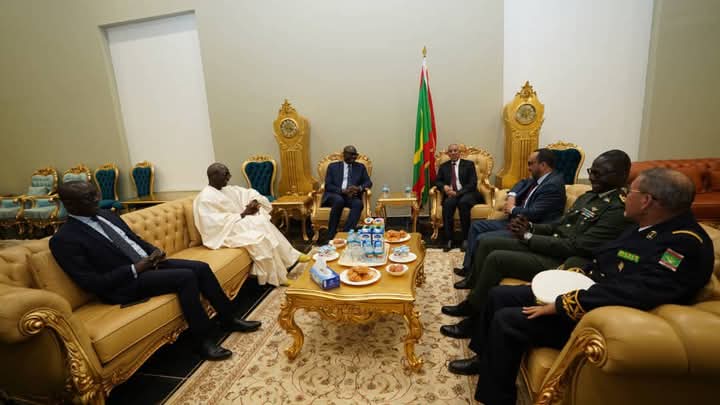 LE GENERAL (2S) BIRAME DIOP, MINISTRE DES FORCES ARMÉES ET LE CEMGA EN VISITE EN REPUBLIQUE ISLAMIQUE DE MAURITANIE