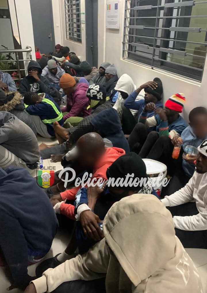 Ssoixante-treize (73) candidats à la migration irrégulière arrêtés par la police