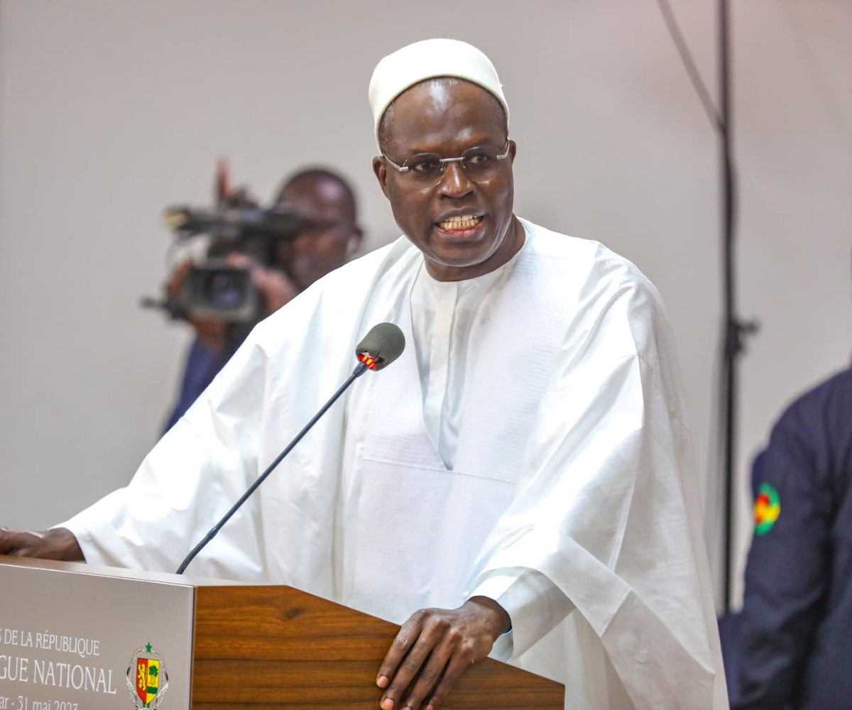 Khalifa Sall en conférence de presse