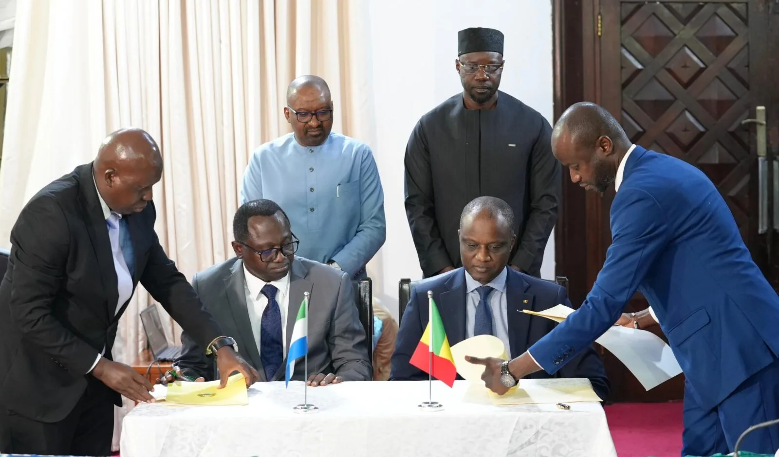 Coopération bilatérale: Ousmane Sonko signe plusieurs accords à Freetown