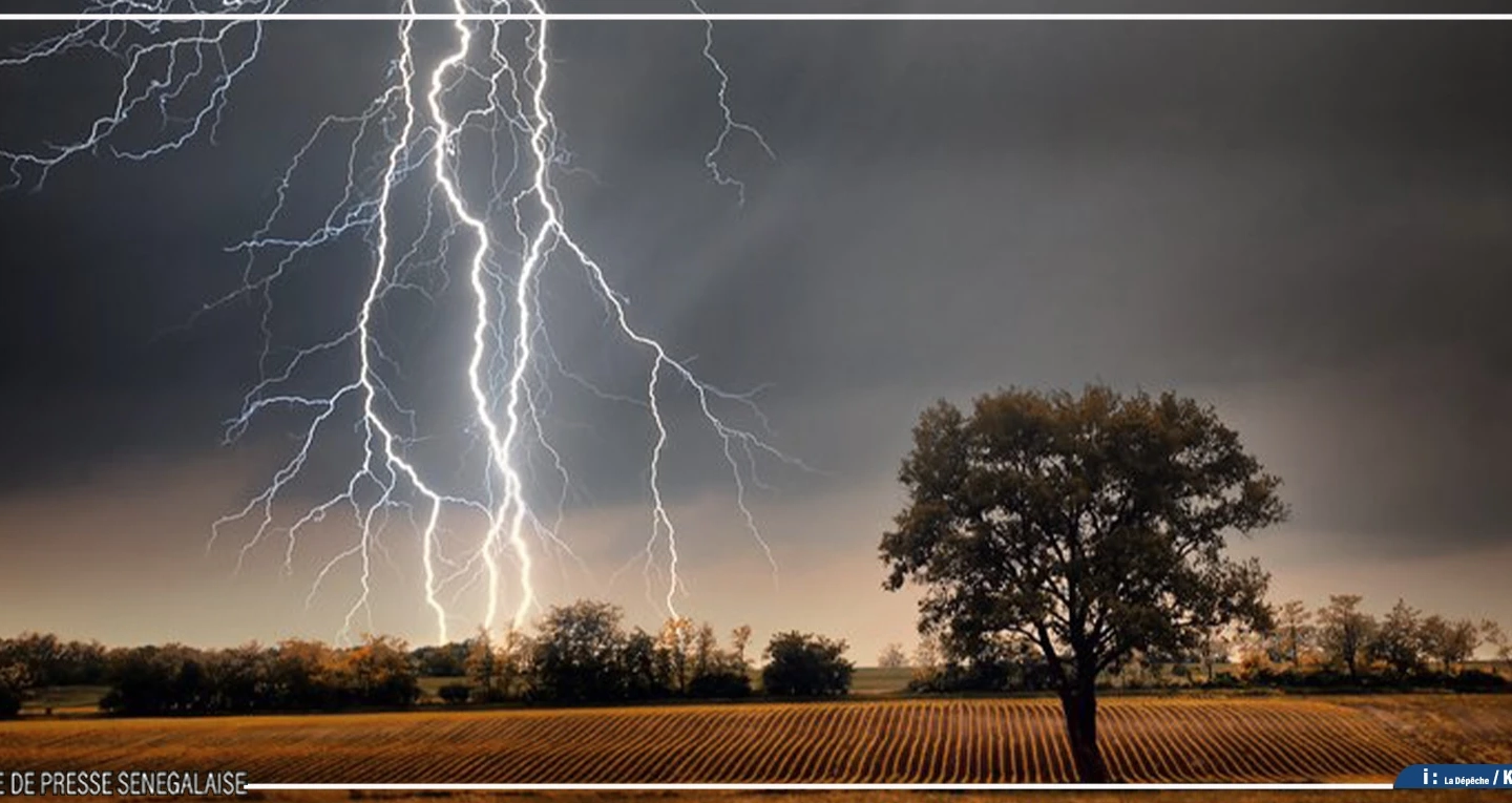 Des orages et pluies sur une bonne partie du territoire sénégalais, jusqu’à dimanche